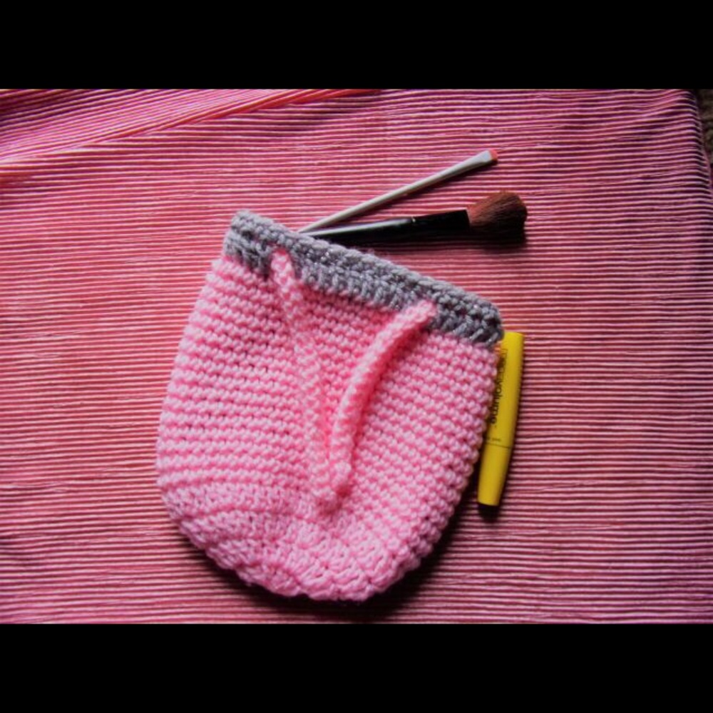 Pink Drawstring Bag - Picture 3 of 3
